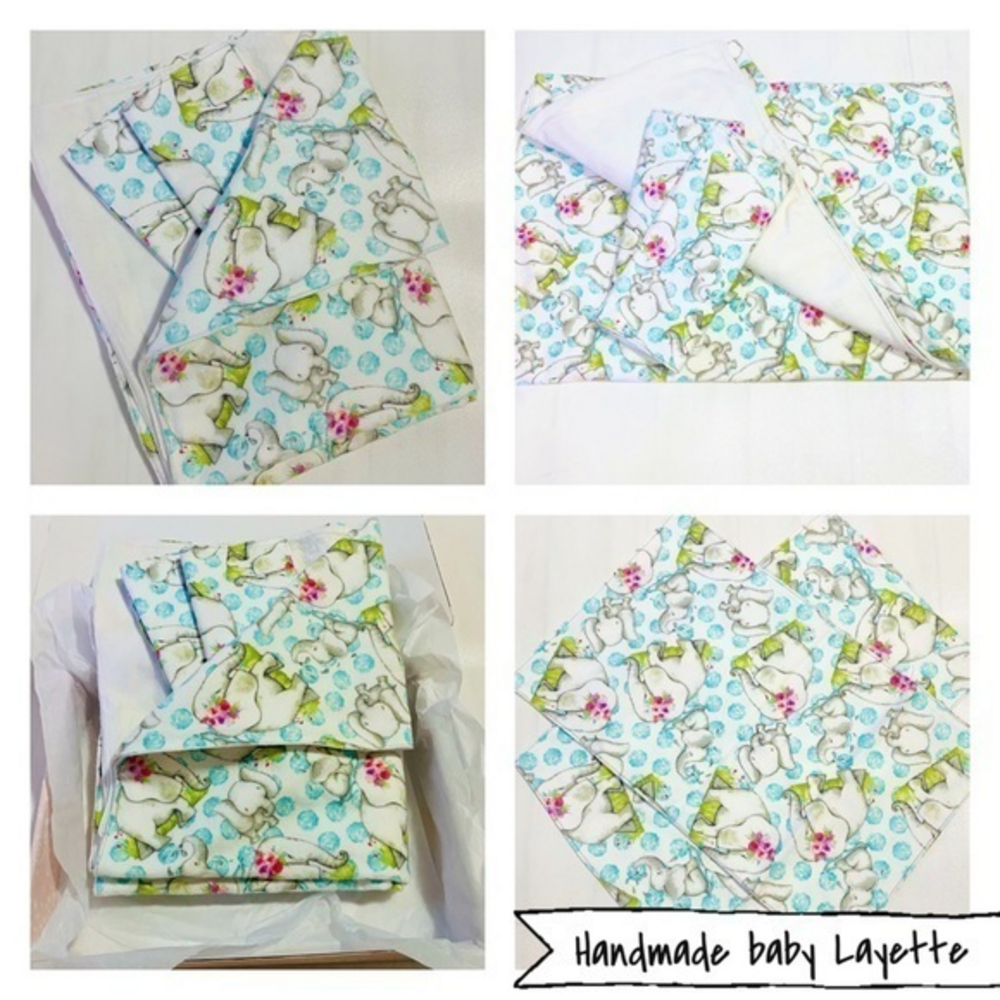 🐘Elephant story🐘 Handmade Baby Layette‎